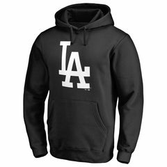 Los Angeles Dodgers Official Logo Fitted Pullover Hoodie Lifestyle