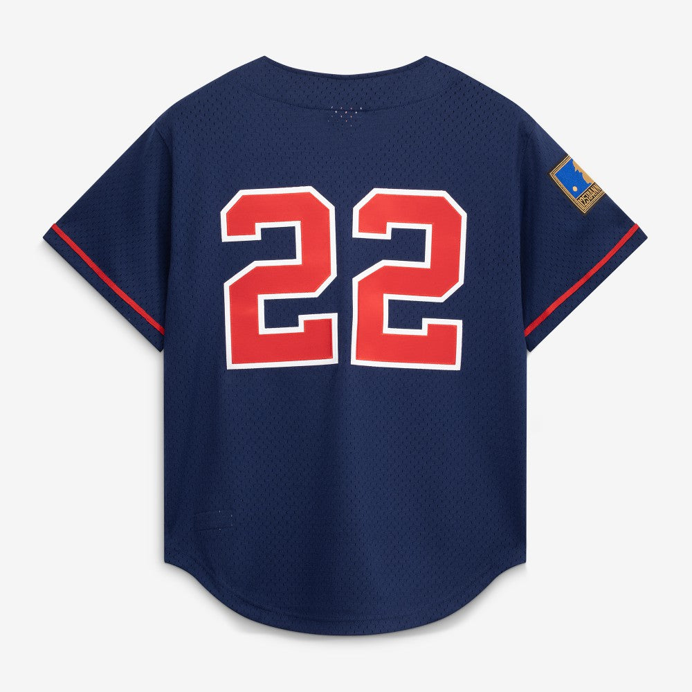 Bo Jackson California Angels Mitchell & Ness Cooperstown Collection Mesh Batting Practice Button-Up Jersey Near Me