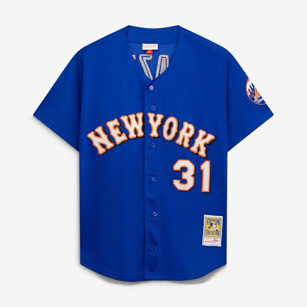 Mike Piazza New York Mets Mitchell & Ness Cooperstown Collection Mesh Batting Practice Button-Up Jersey Near Me