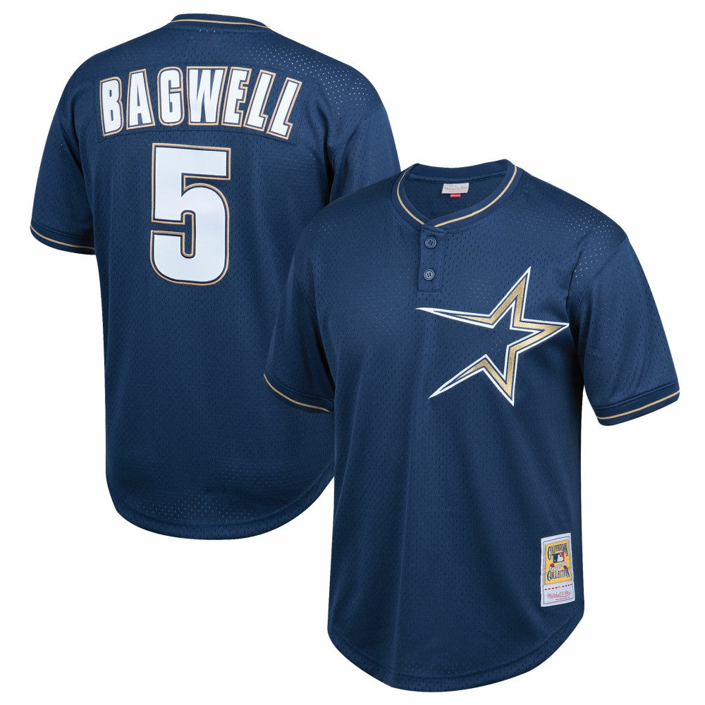 Jeff Bagwell Houston Astros Mitchell & Ness Youth Cooperstown Collection Mesh Batting Practice Jersey On Sale