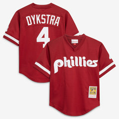 Lenny Dykstra Philadelphia Phillies Mitchell & Ness Youth Cooperstown Collection Mesh Batting Practice Jersey Near Me