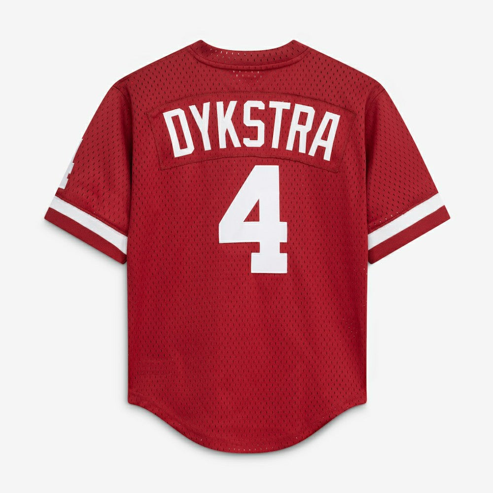 Lenny Dykstra Philadelphia Phillies Mitchell & Ness Youth Cooperstown Collection Mesh Batting Practice Jersey Near Me