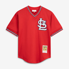 Ozzie Smith St. Louis Cardinals Mitchell & Ness Youth Cooperstown Collection Mesh Batting Practice Jersey Online