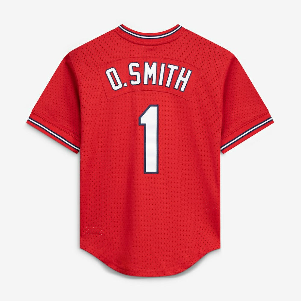 Ozzie Smith St. Louis Cardinals Mitchell & Ness Youth Cooperstown Collection Mesh Batting Practice Jersey - Navy | MLB Jerseys