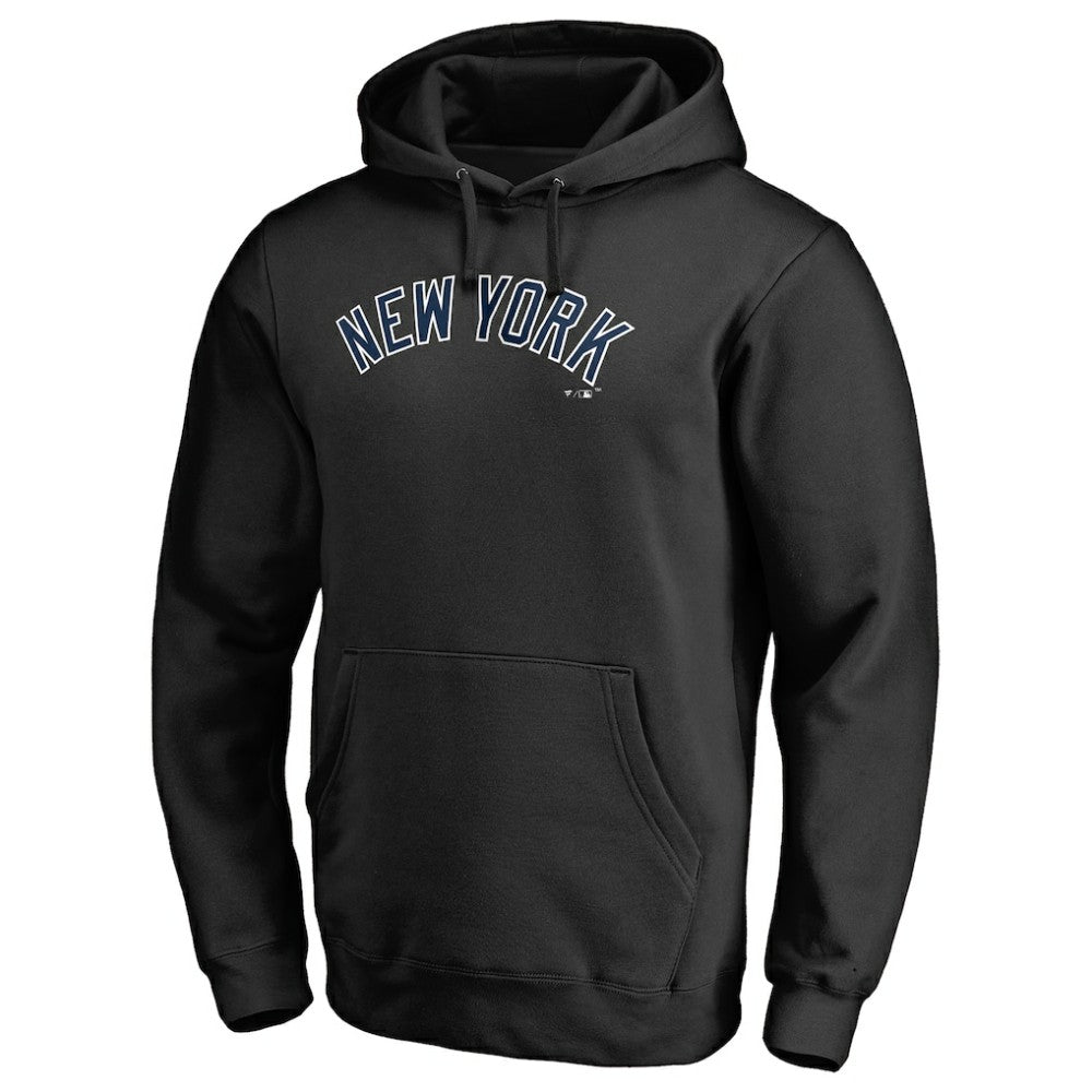 New York Yankees Official Wordmark Fitted Pullover Hoodie discount