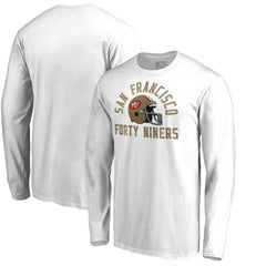 San Francisco 49ers Quinten Helmet Long Sleeve T-Shirt White - NFL