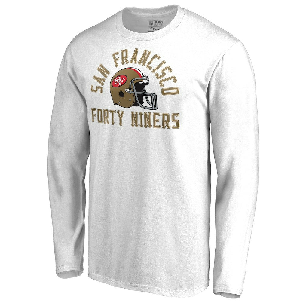 San Francisco 49ers Quinten Helmet Long Sleeve T-Shirt White - NFL