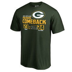 Green Bay Packers The Comeback T-Shirt Green - NFL