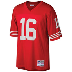 Joe Montana San Francisco 49ers Big & Tall 1990 Retired Player Replica Jersey Scarlet - Mitchell & Ness