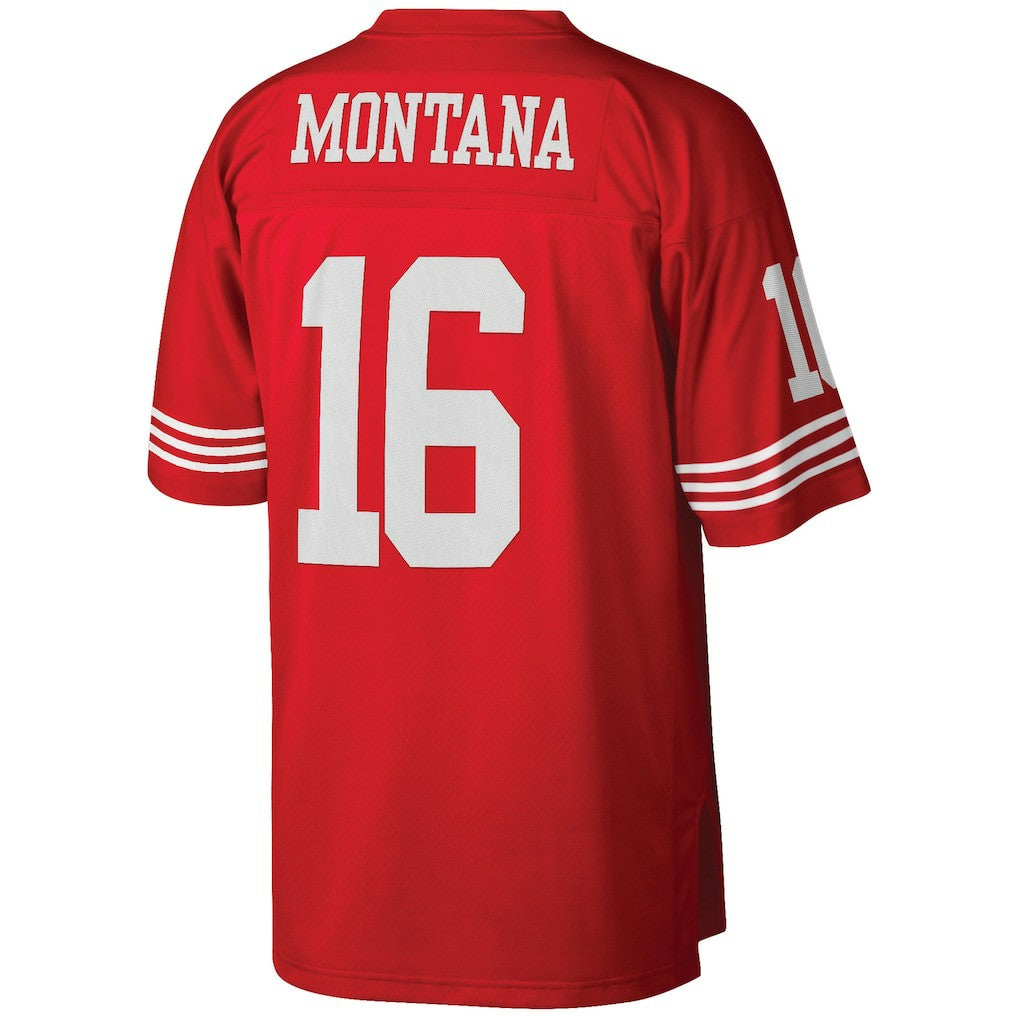 Joe Montana San Francisco 49ers Big & Tall 1990 Retired Player Replica Jersey Scarlet - Mitchell & Ness