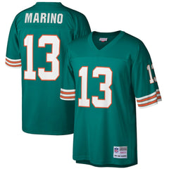 Dan Marino Miami Dolphins Big & Tall 1984 Retired Player Replica Jersey Aqua - Mitchell & Ness