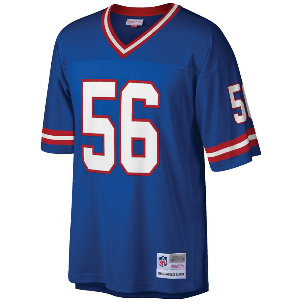 Lawrence Taylor New York Giants Big & Tall 1986 Retired Player Replica Jersey Royal - Mitchell & Ness