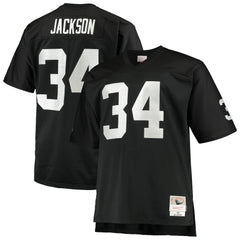 Bo Jackson Las Vegas Raiders Big & Tall 1988 Retired Player Replica Jersey Black - Mitchell & Ness