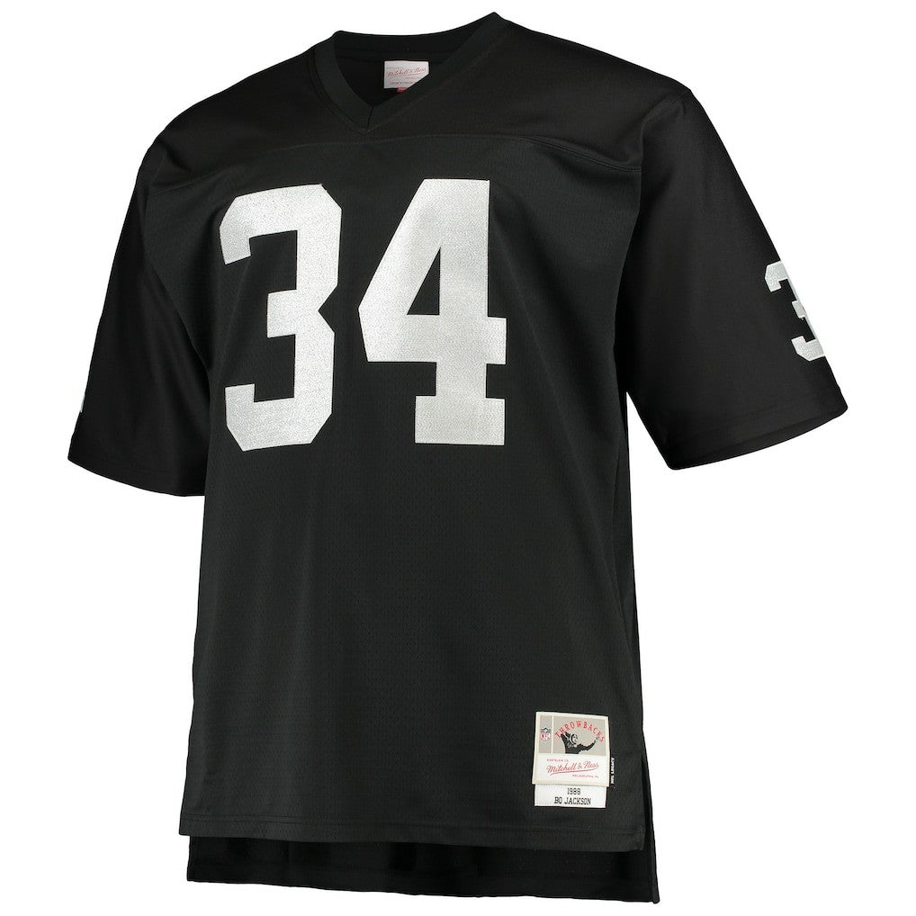 Bo Jackson Las Vegas Raiders Big & Tall 1988 Retired Player Replica Jersey - Black sale | NFL Jerseys
