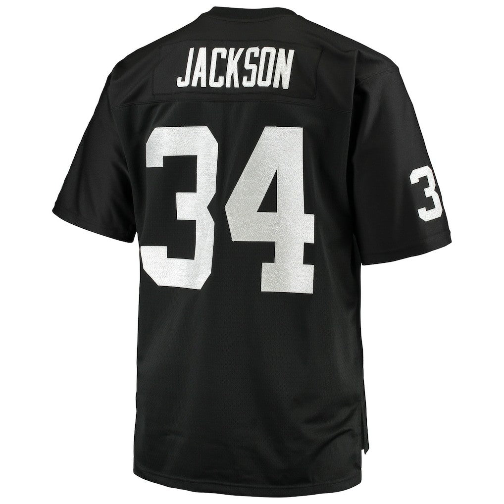 Bo Jackson Las Vegas Raiders Big & Tall 1988 Retired Player Replica Jersey - Black sale | NFL Jerseys