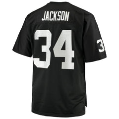 Bo Jackson Las Vegas Raiders Big & Tall 1988 Retired Player Replica Jersey Black - Mitchell & Ness
