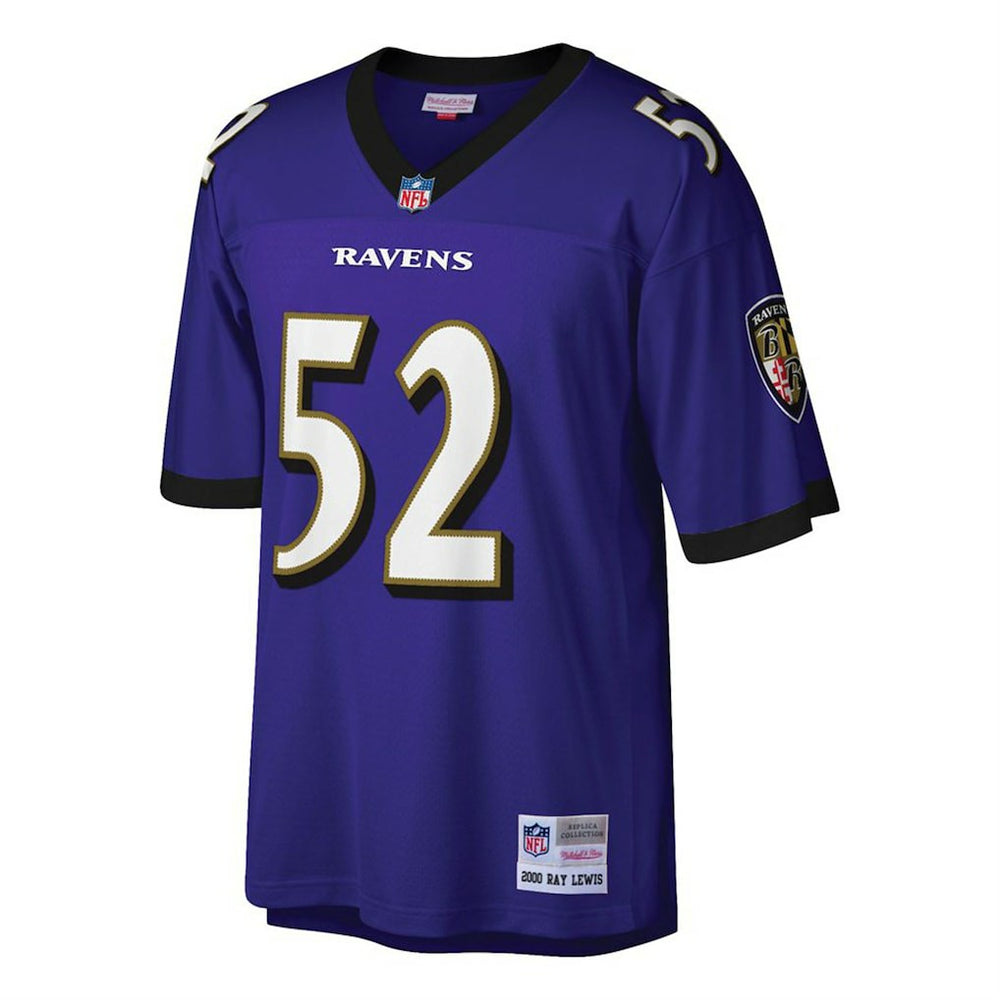 Ray Lewis Baltimore Ravens Big & Tall 2000 Retired Player Replica Jersey Purple - Mitchell & Ness