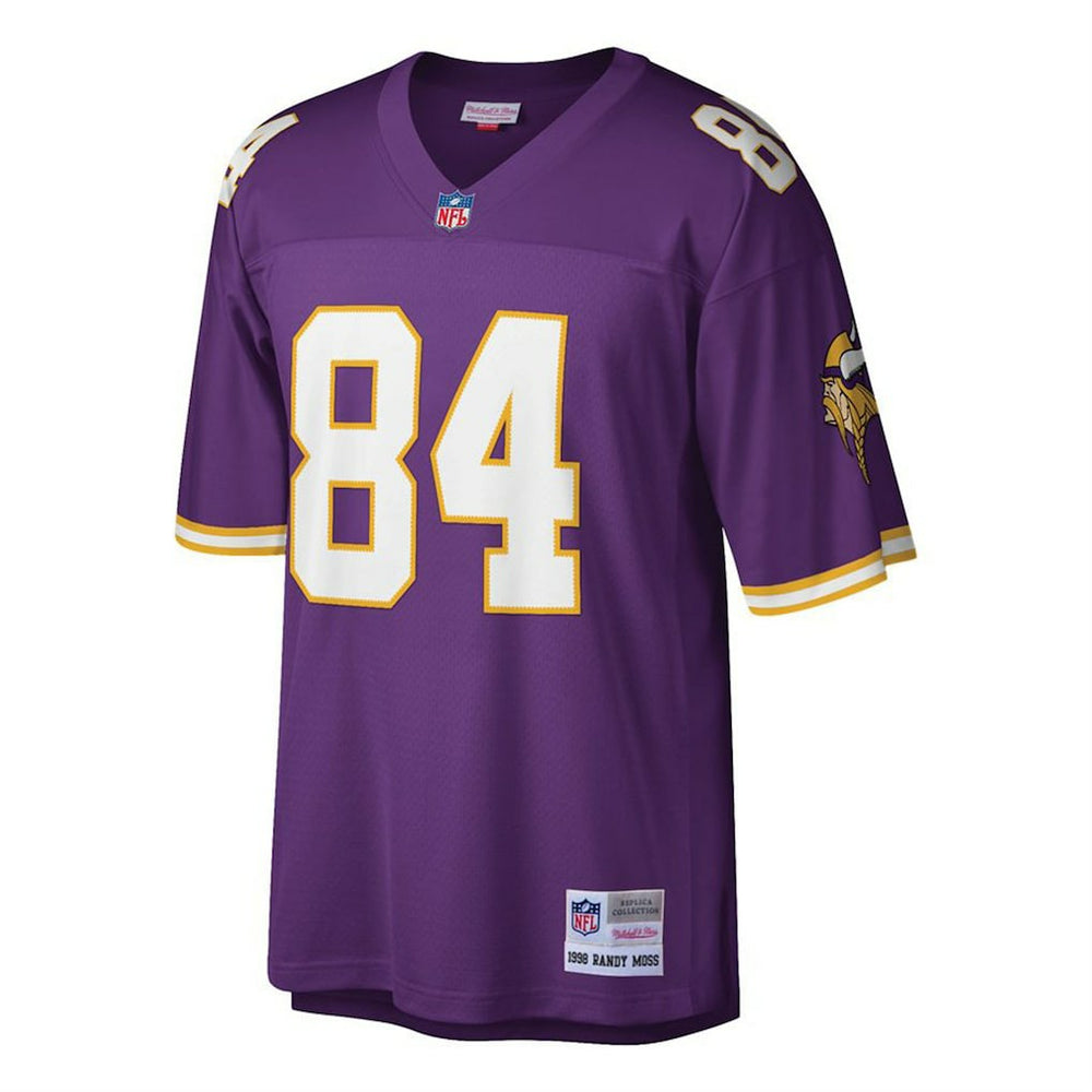 Randy Moss Minnesota Vikings Big & Tall 1998 Retired Player Replica Jersey Purple - Mitchell & Ness