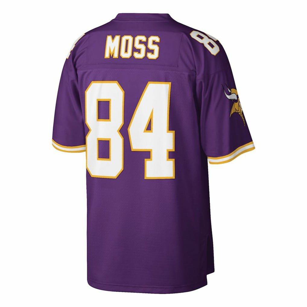 Randy Moss Minnesota Vikings Big & Tall 1998 Retired Player Replica Jersey Purple - Mitchell & Ness
