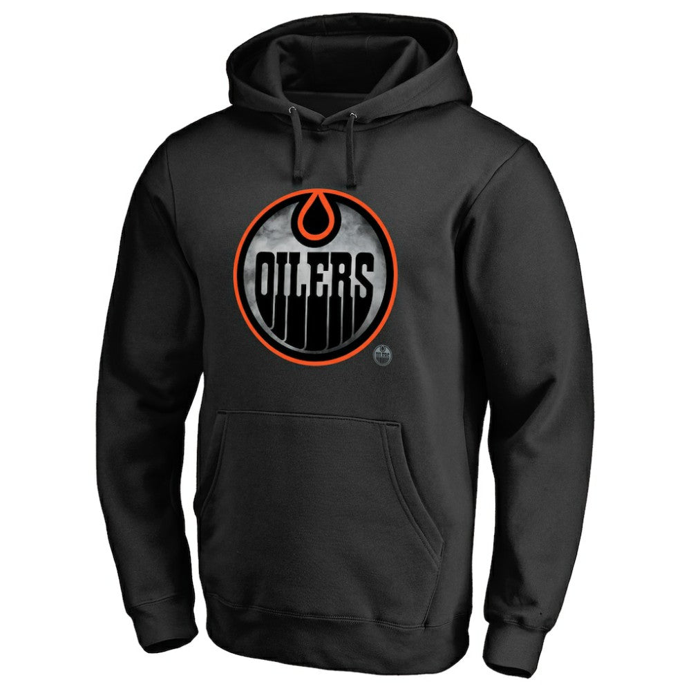 Edmonton Oilers - Core Smoke Pullover Hoodie Black