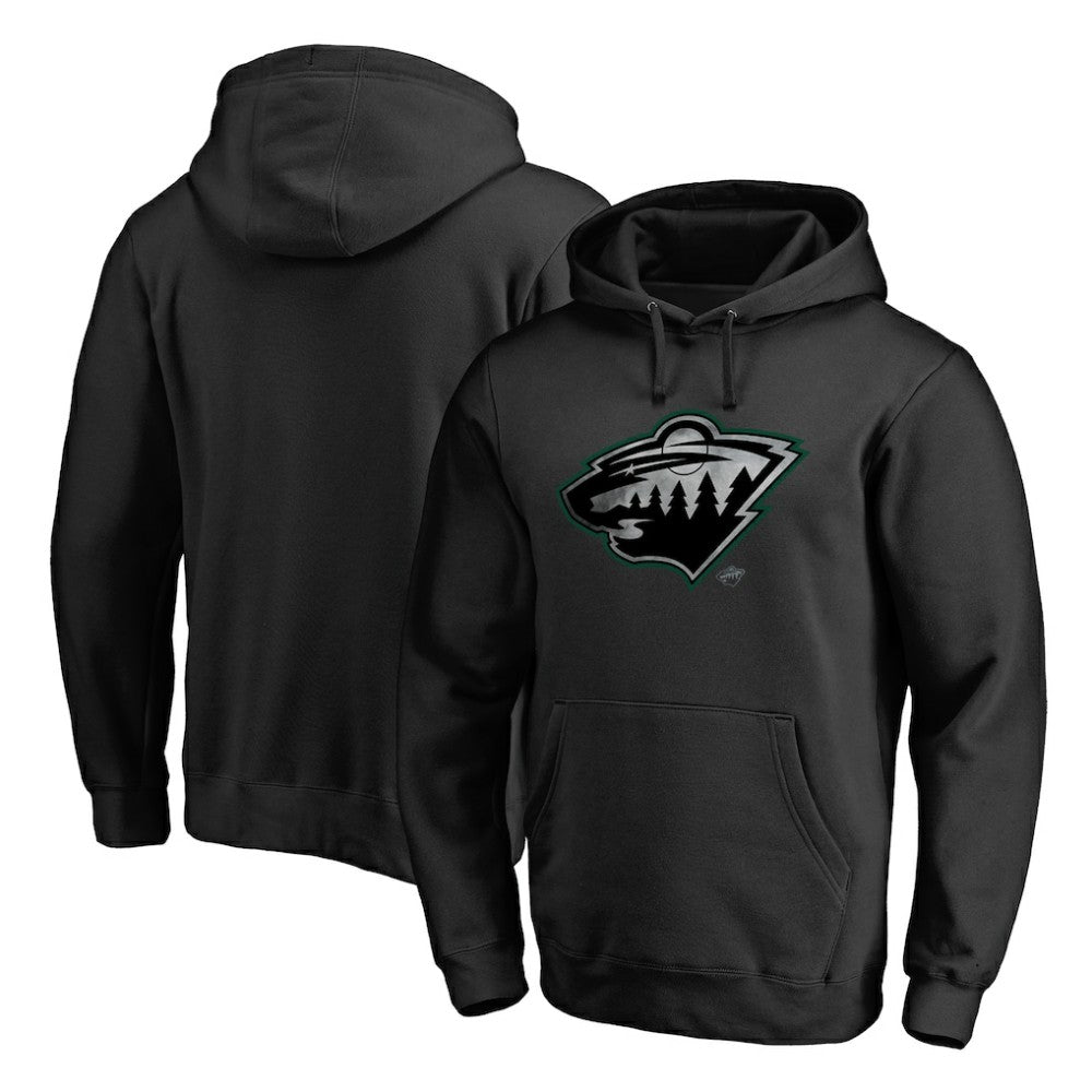 Minnesota Wild - Core Smoke Pullover Hoodie Black