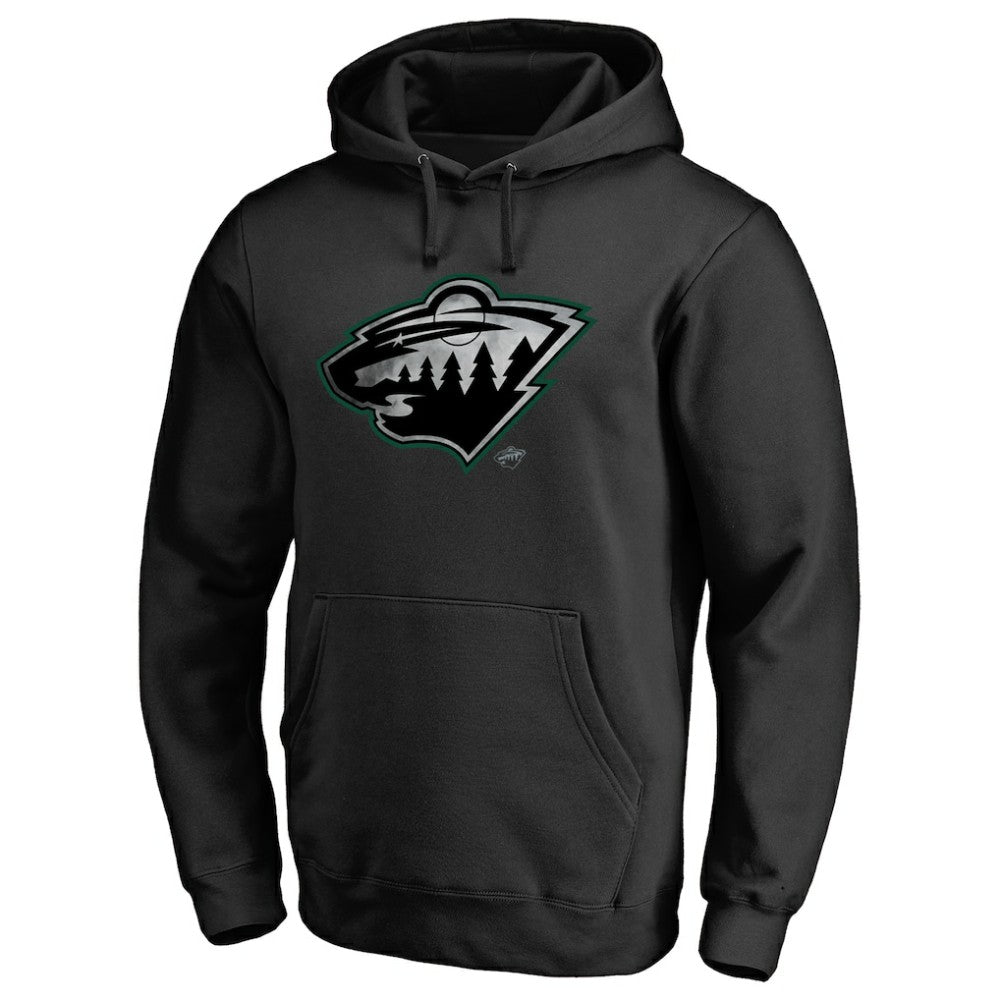 Minnesota Wild - Core Smoke Pullover Hoodie Black