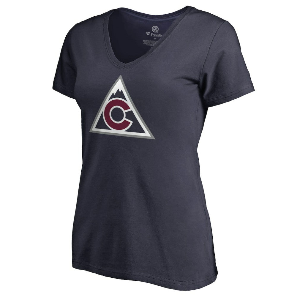 Colorado Avalanche - Women's Team Alternate V-Neck T-Shirt Navy