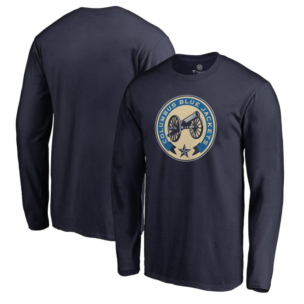 Columbus Blue Jackets - Team Alternate Long Sleeve T-Shirt Navy