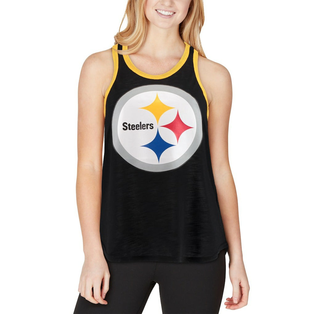 Pittsburgh Steelers G-III 4Her by Carl Banks Women's Tater Tank Top Black - NFL