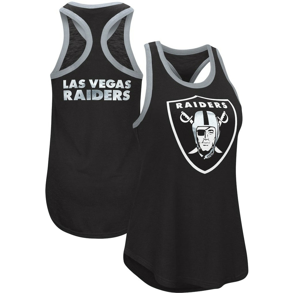 Las Vegas Raiders G-III 4Her by Carl Banks Women's Tater Tank Top Black - NFL