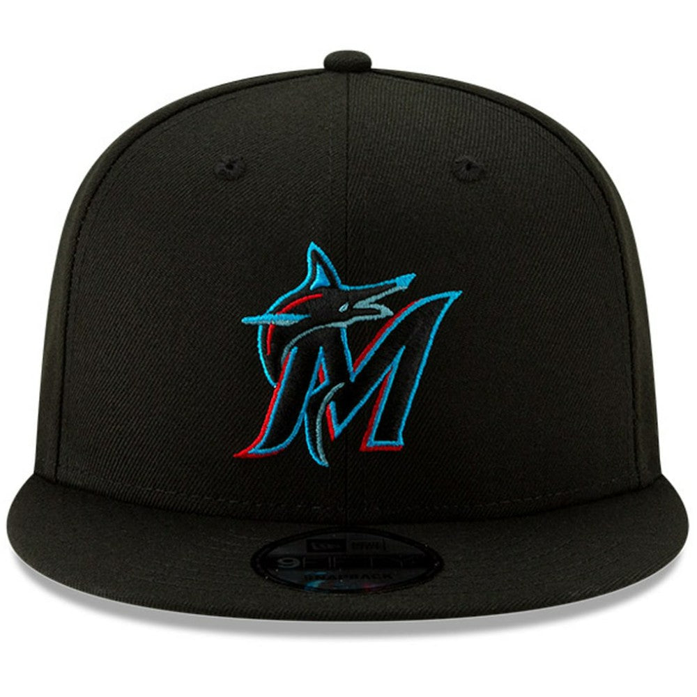 Miami Marlins New Era Team Color 9FIFTY Snapback Hat discount
