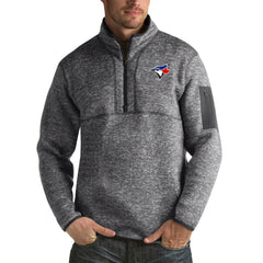 Toronto Blue Jays Antigua Fortune Big & Tall Quarter-Zip Pullover Jacket for sale
