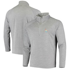 Miami Marlins Vineyard Vines Performance Sankaty Half-Zip Pullover Top Sale