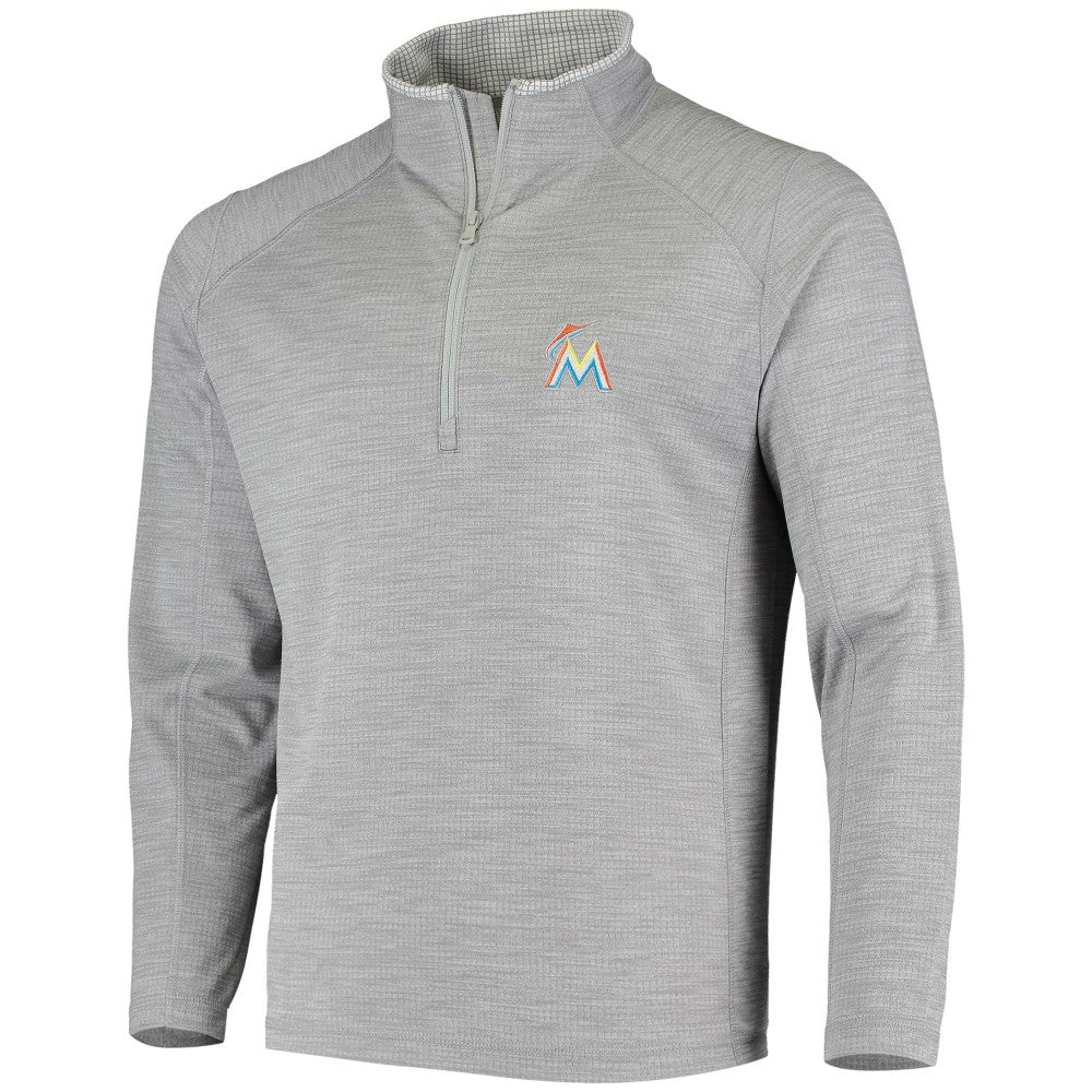 Miami Marlins Vineyard Vines Performance Sankaty Half-Zip Pullover Top Sale