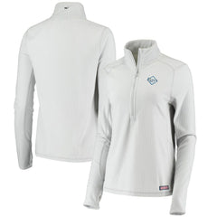 Tampa Bay Rays Vineyard Vines Women's Performance Grid Half-Zip Pullover Top for sale