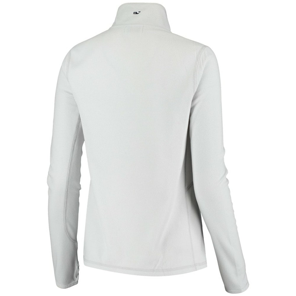 Tampa Bay Rays Vineyard Vines Women's Performance Grid Half-Zip Pullover Top for sale