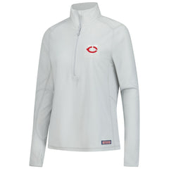 Minnesota Twins Vineyard Vines Women's Performance Grid Half-Zip Pullover Top On Sale
