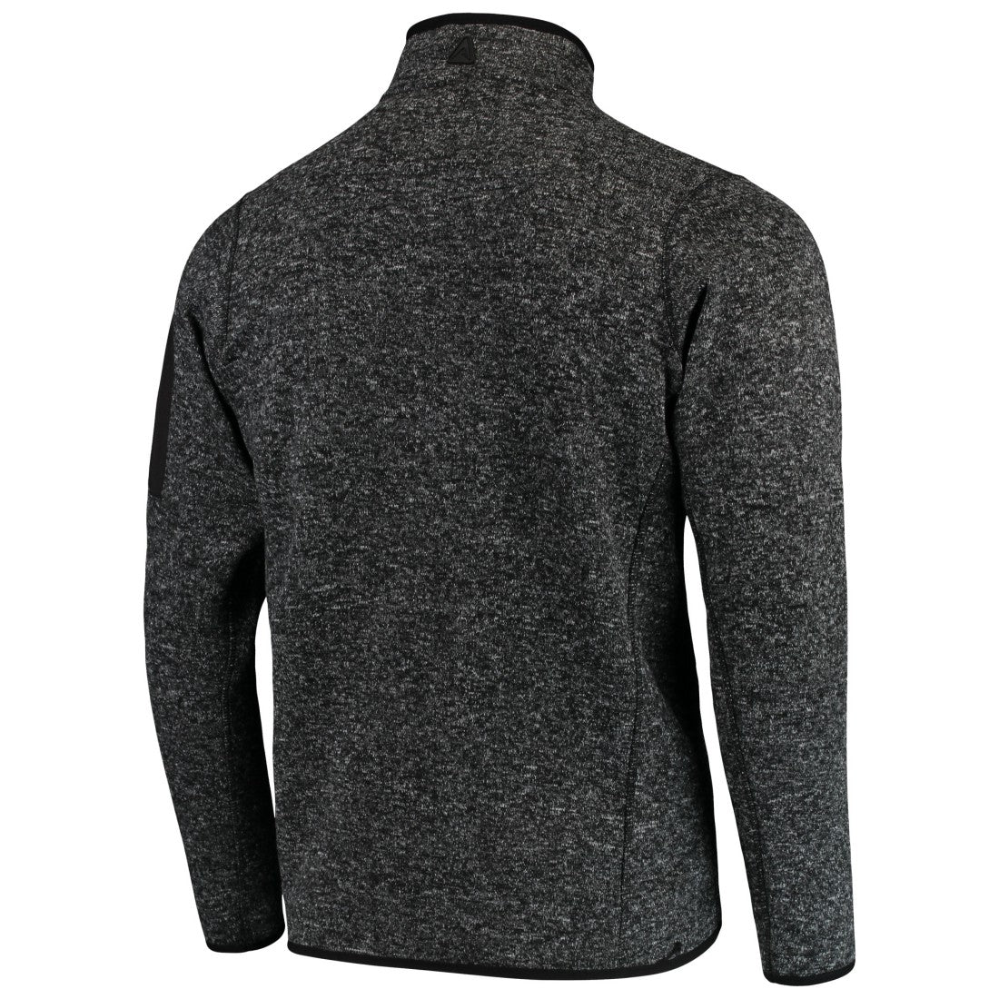 Green Bay Packers Antigua Fortune Quarter-Zip Pullover Jacket Heather Black - NFL
