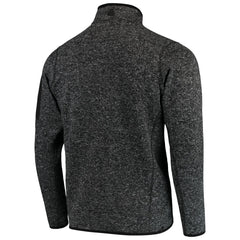 Green Bay Packers Antigua Fortune Quarter-Zip Pullover Jacket Heather Black - NFL