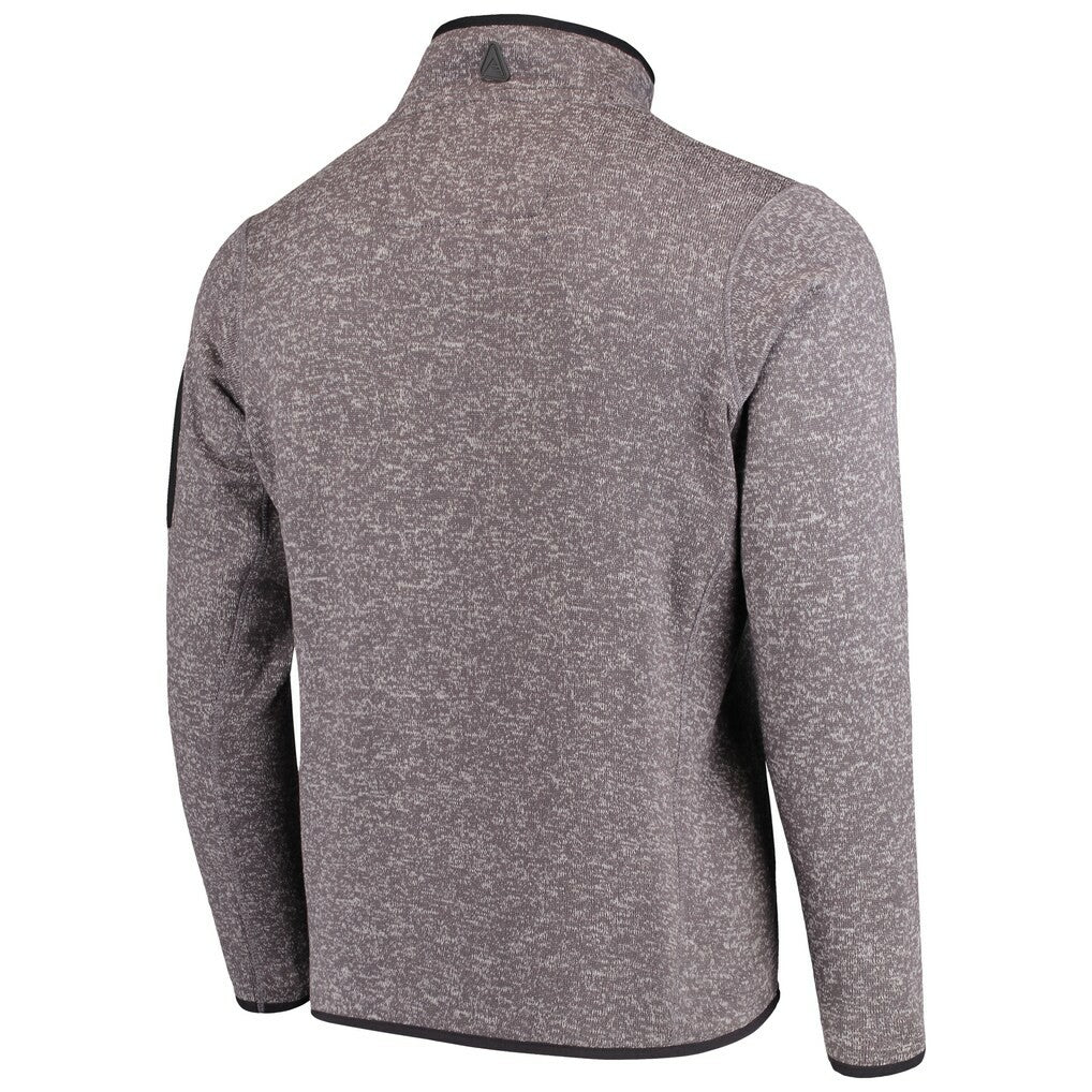 Minnesota Vikings Antigua Fortune Quarter-Zip Pullover Jacket Charcoal - NFL