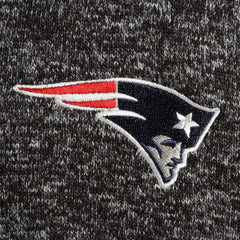 New England Patriots Antigua Fortune Quarter-Zip Pullover Jacket Heather Black - NFL