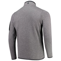 New Orleans Saints Antigua Fortune Quarter-Zip Pullover Jacket Charcoal - NFL