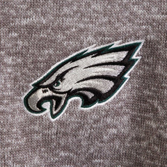 Philadelphia Eagles Antigua Fortune Quarter-Zip Pullover Jacket Charcoal - NFL