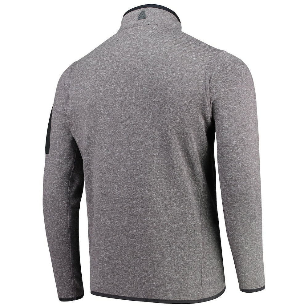 Pittsburgh Steelers Antigua Fortune Quarter-Zip Pullover Jacket Charcoal - NFL