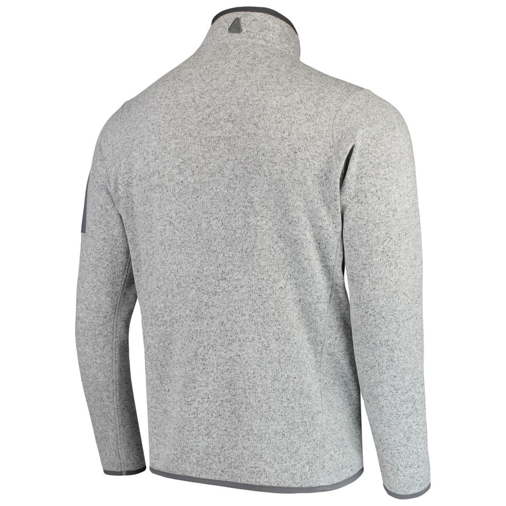 Tampa Bay Buccaneers Antigua Fortune Quarter-Zip Pullover Jacket Heather Black - NFL
