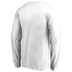 San Francisco 49ers Throwback Logo Long Sleeve T-shirt White - NFL