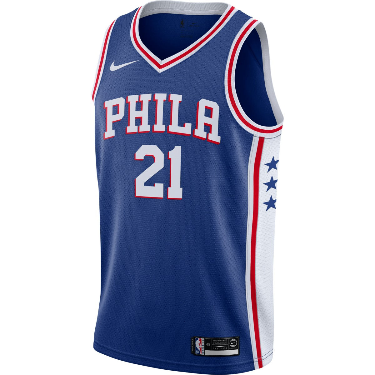 Joel Embiid Philadelphia 76ers 2019/2020 Swingman Jersey - Icon Edition - Royal | NBA Jerseys