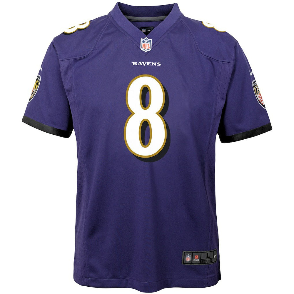 Lamar Jackson Baltimore Ravens Youth Game Jersey Purple - Nike