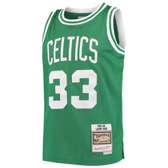 Mitchell & Ness - Larry Bird Boston Celtics Youth Hardwood Classics Swingman Throwback Jersey - Kelly Green