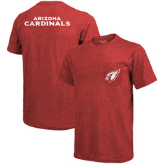 Arizona Cardinals Majestic Threads Tri-Blend Pocket T-Shirt Cardinal - NFL